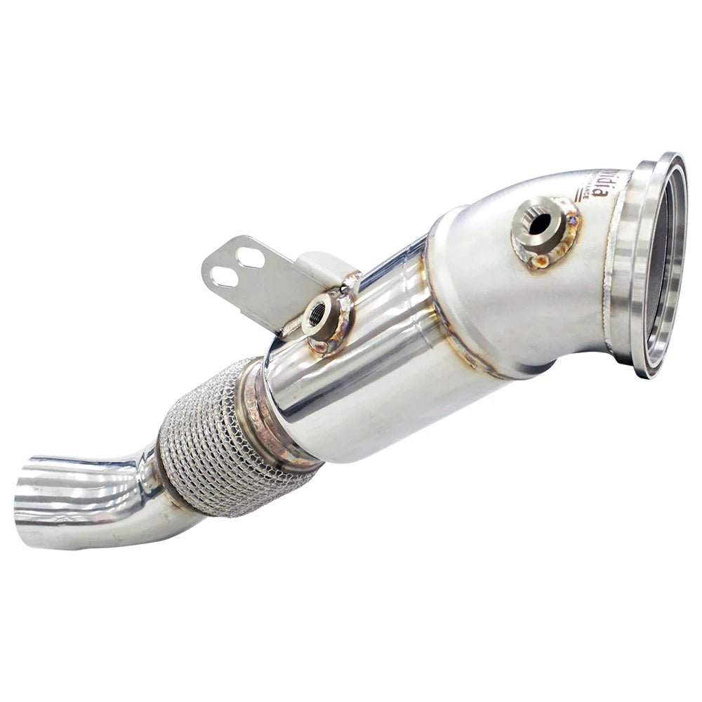 Dual N1 Valved Turbo Back Exhaust w/Catless Down Pipe - Toyota Supra A90 19+ - Nine Motorsport