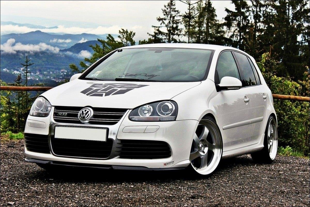 Maxton Design Front Splitter VW Golf Mk5 R32 Cupra Front Lip
