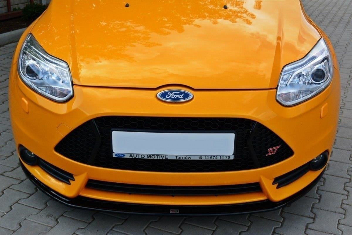 Maxton Design Front Ford Focus Mk 3 ST Prefacelift Front Splitter Lip
