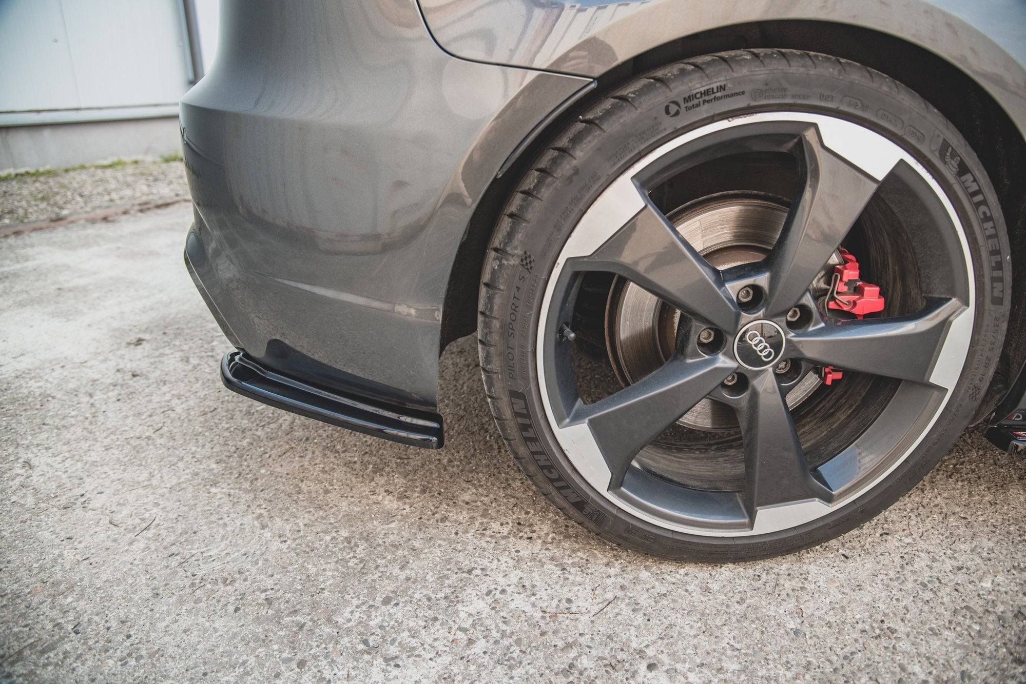 Maxton Design Rear Side Splitters Audi RS3 8VA Sportback