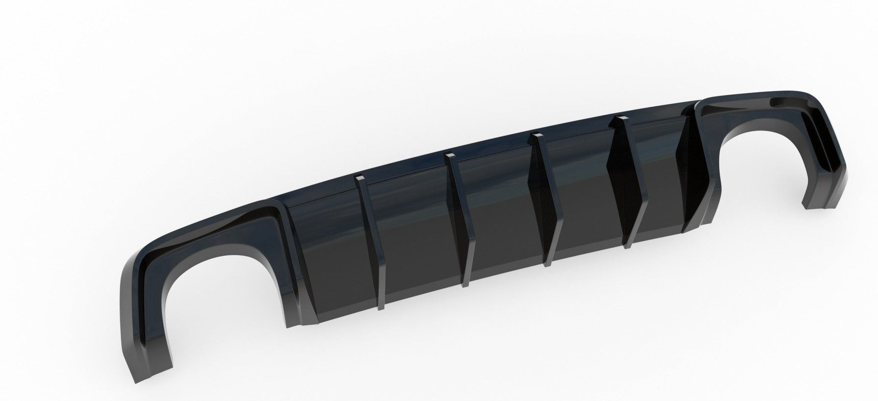 Maxton Design Rear Diffuser v2 Valance Audi RS3 8VA Sportback