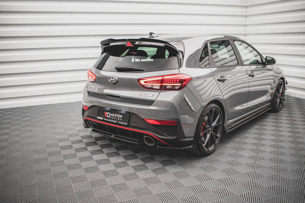 Maxton Design Hyundai i30 N Mk3.5 Facelift Hatchback Central Rear Splitter
