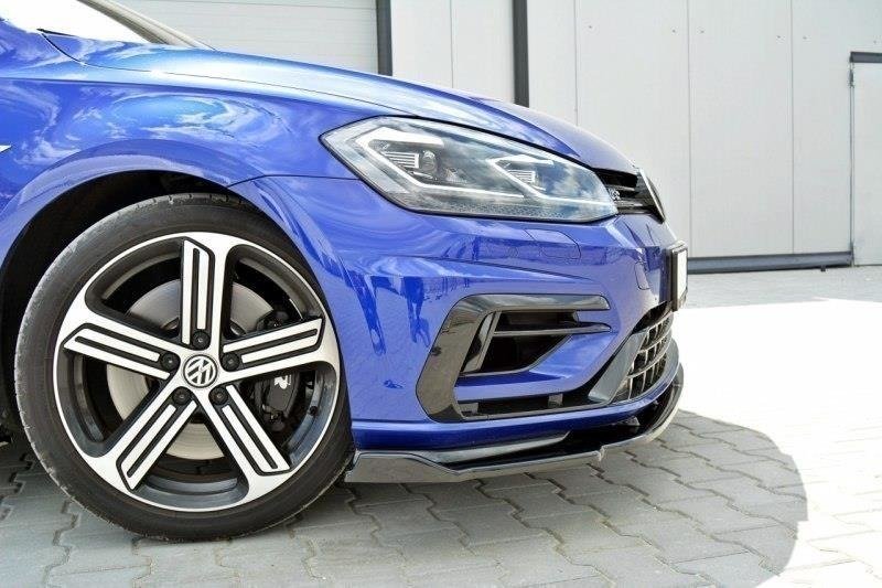 Maxton Design Front Splitter VW Golf Mk7.5 R Ver1 (Facelift) Front Lip