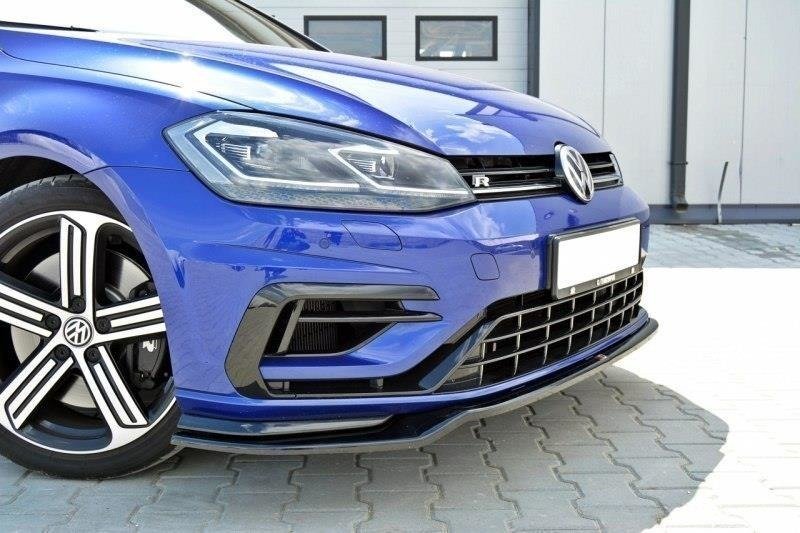 Maxton Design Front Splitter VW Golf Mk7.5 R Ver3 (Facelift) Front Lip