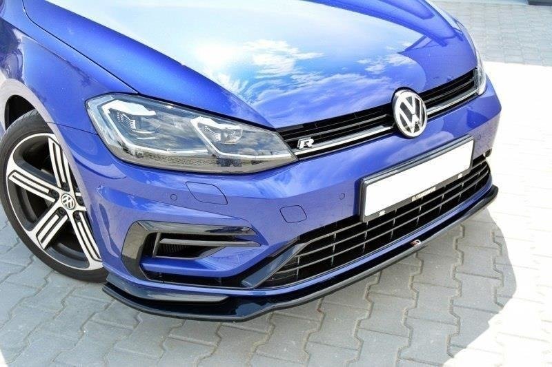 Maxton Design Front Splitter VW Golf Mk7.5 R Ver3 (Facelift) Front Lip