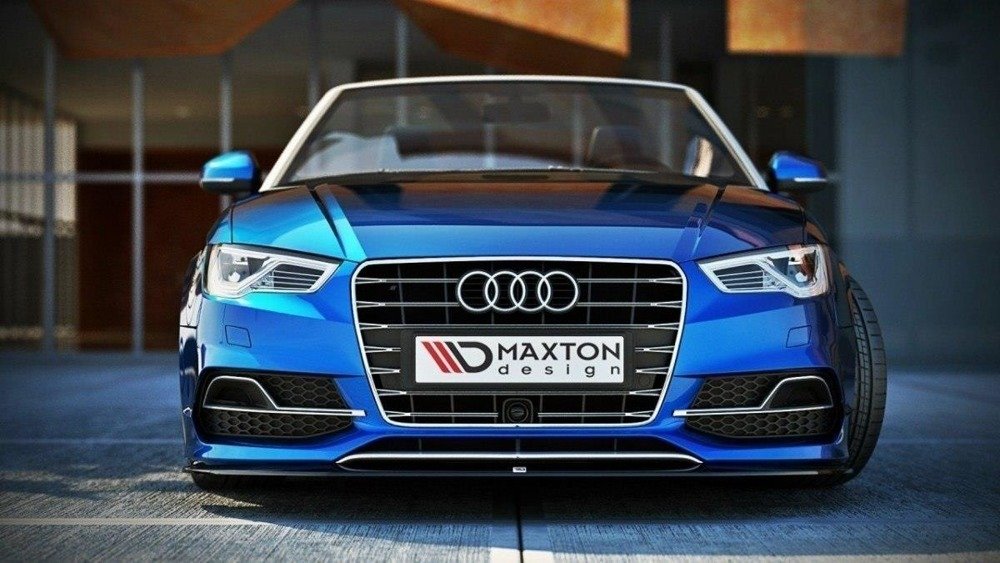Maxton Design Front Splitter Audi S3 8V (Sedan, Cabrio) / Audi A3 8V Sline (Sedan, Cabrio) Front Lip