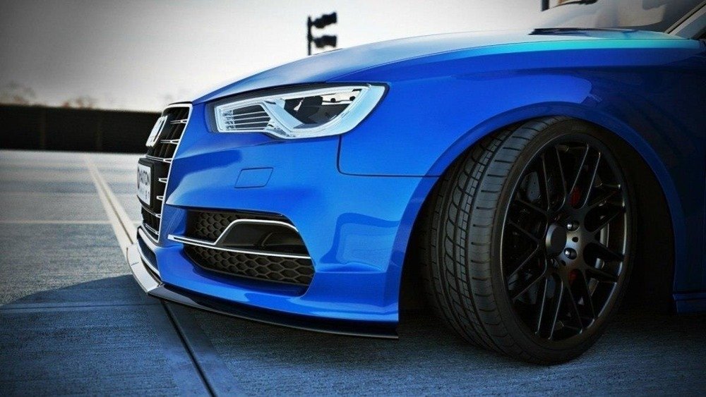 Maxton Design Front Splitter Audi S3 8V (Sedan, Cabrio) / Audi A3 8V Sline (Sedan, Cabrio) Front Lip