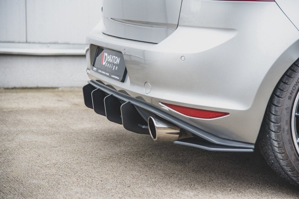 Maxton Design Racing Durability Rear Diffuser V2 Golf MK7 GTI