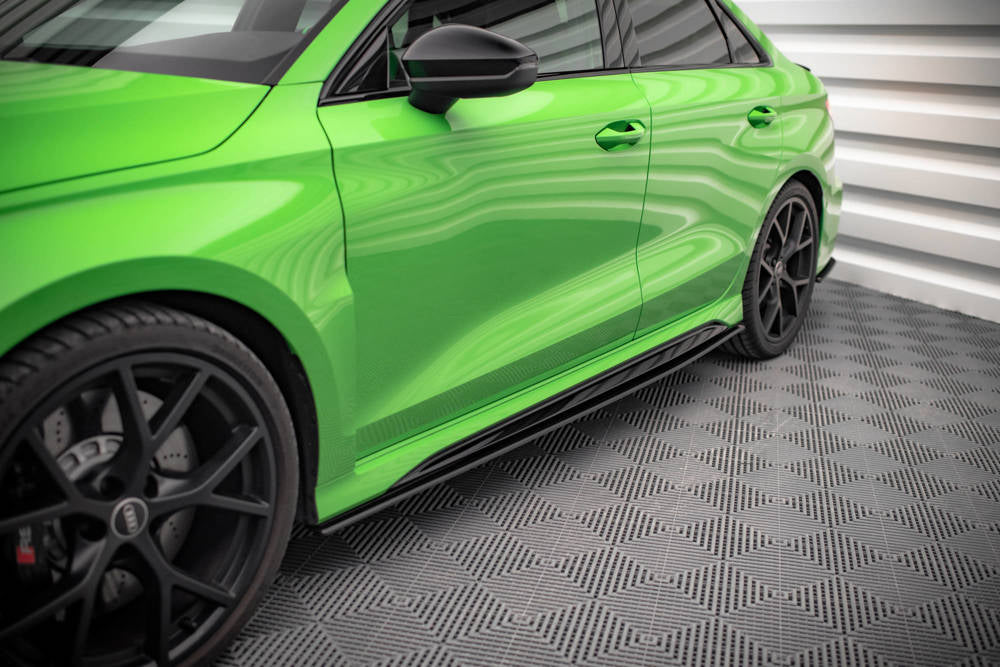 Maxton Design Racing Durability Side Skirts Audi RS3 8Y Street Pro Sedan