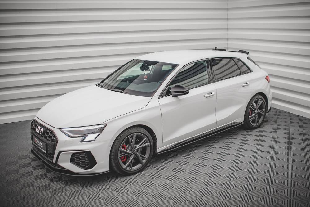 Maxton Design Racing Durability Side Skirts Audi S3 8Y / A3 S-Line 8Y Street Pro