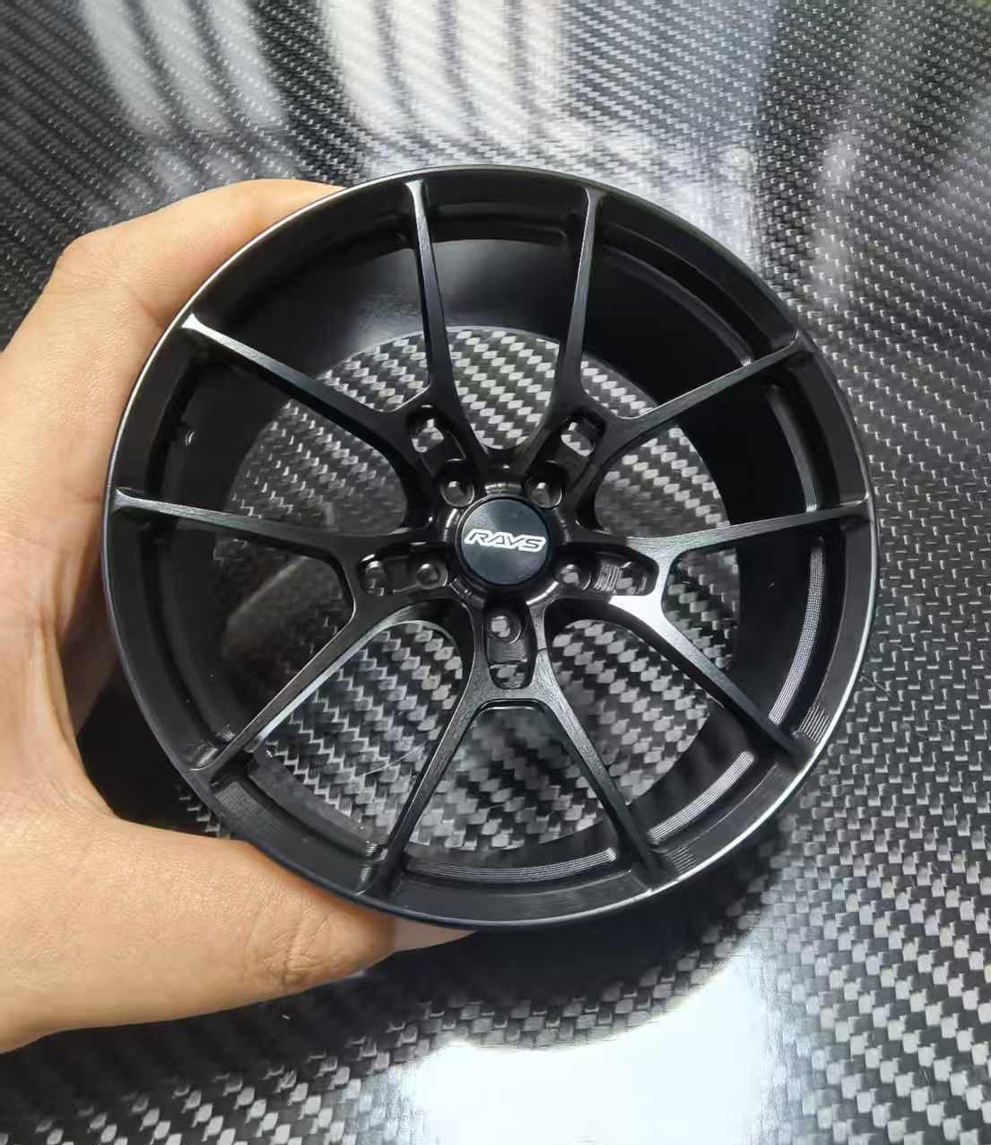 Rays G025 Style 10cm Die-Cast Aluminium Mini Wheel