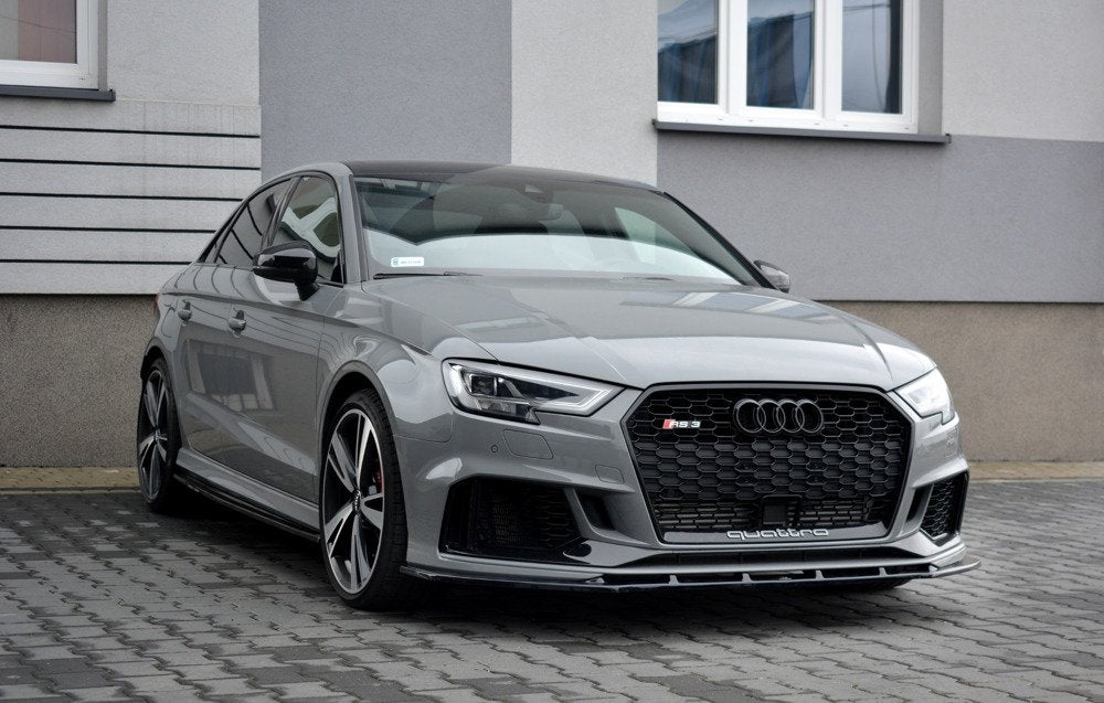 Maxton Design Audi RS3 Facelift Sedan Front Splitter Lip V1