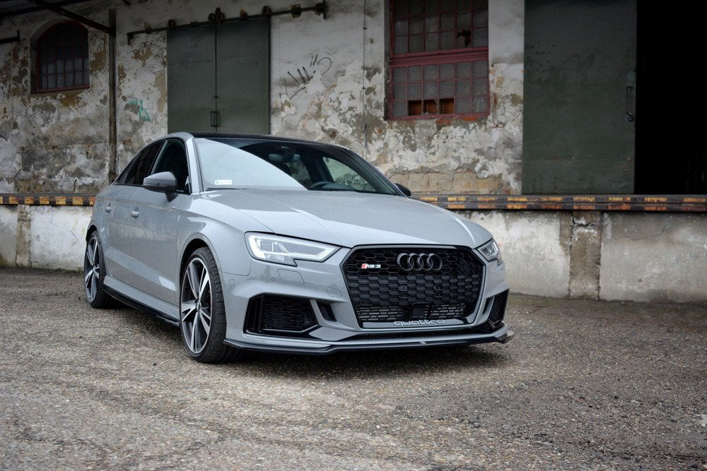 Maxton Design Audi RS3 Facelift Sedan Front Splitter Lip V2