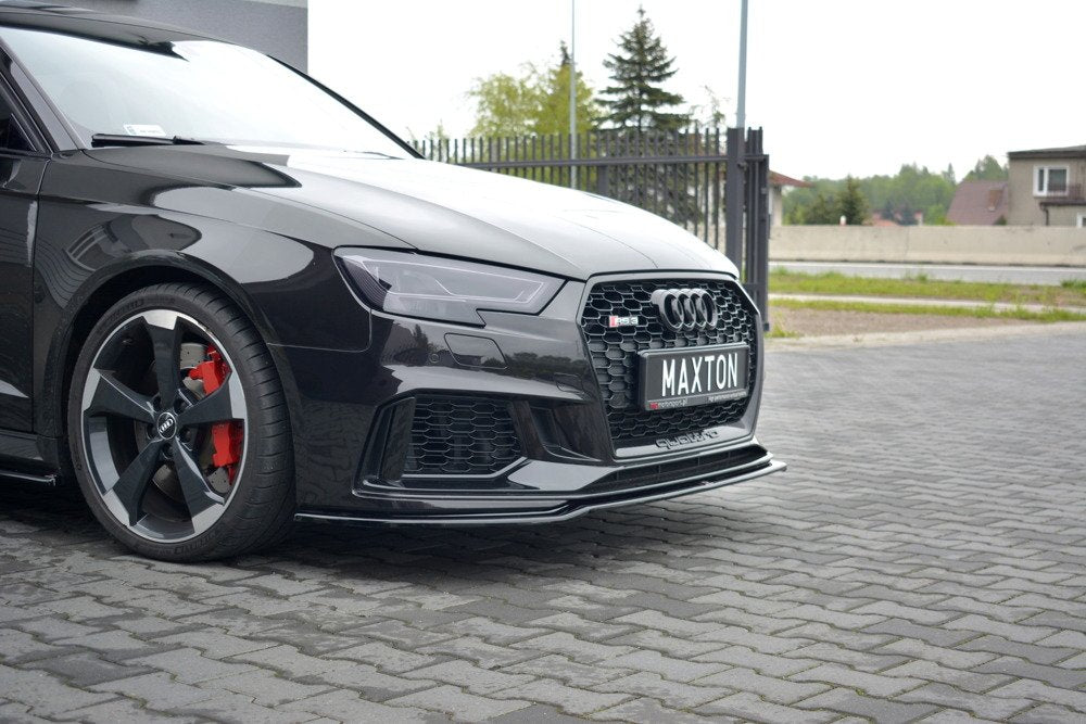 Maxton Design Audi RS3 Facelift Hatch Front Splitter Lip V2
