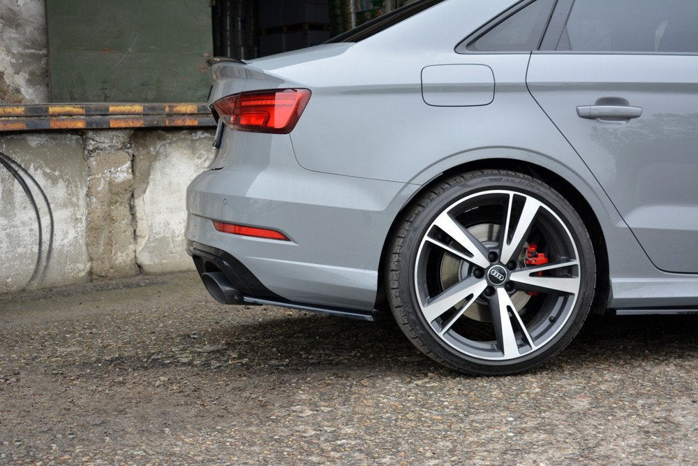 Maxton Design Audi RS3 8V Facelift Sedan Rear Side Splitters