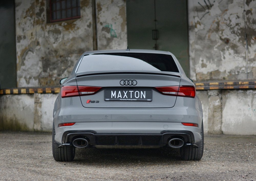 Maxton Design Audi RS3 8V Facelift Sedan Rear Side Splitters