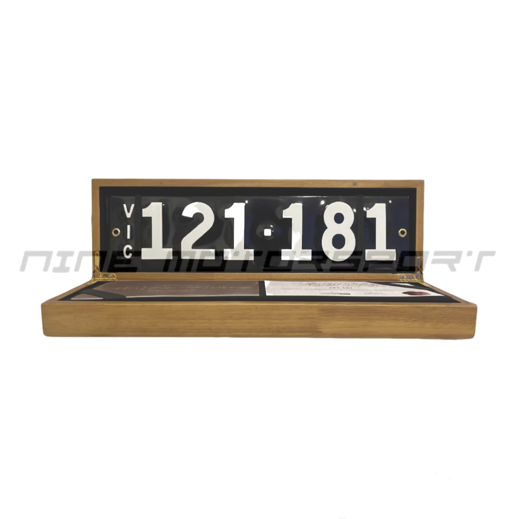 Heritage Number Plate 121.181 - Nine Motorsport