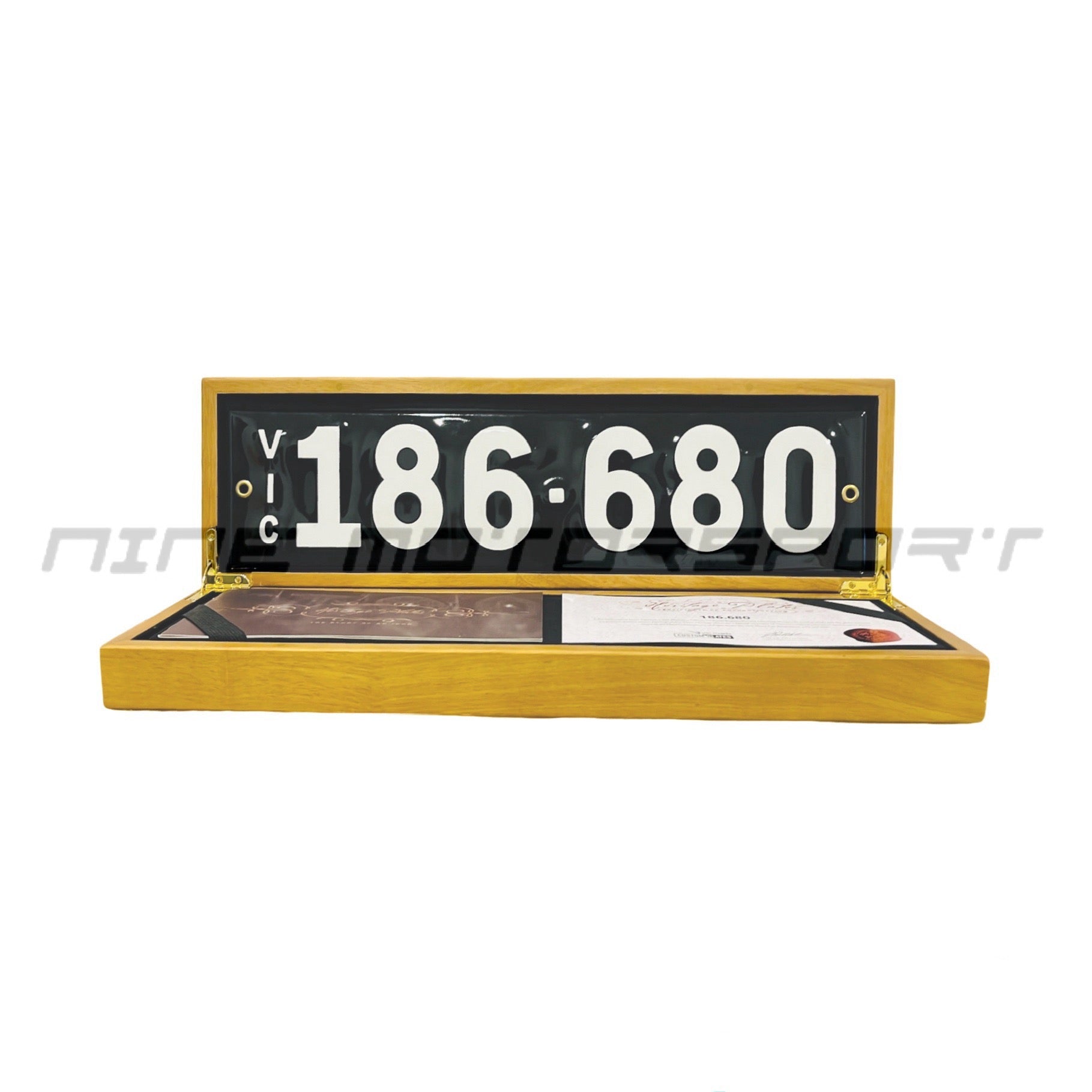Heritage Number Plate 186.680 - Nine Motorsport