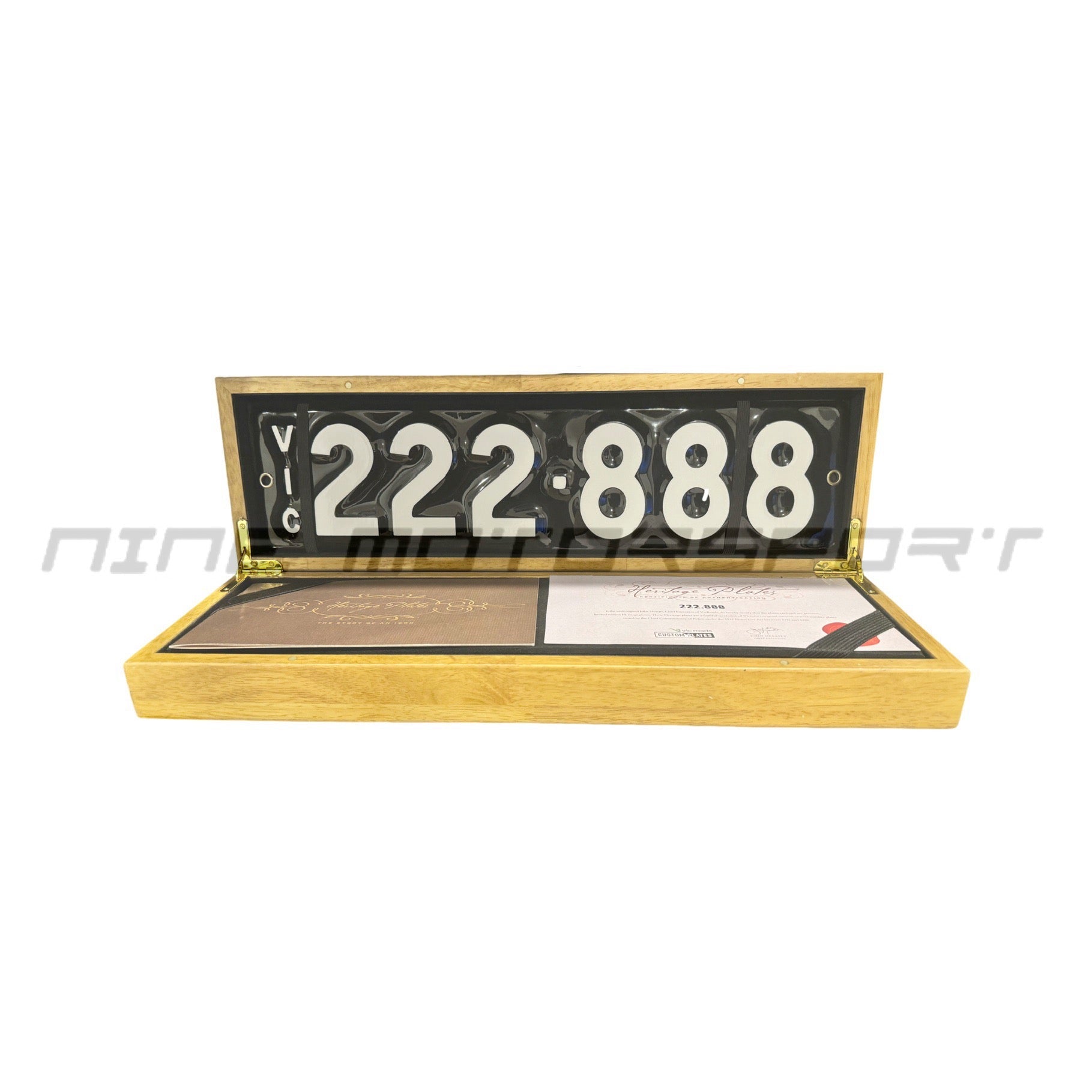 Heritage Number Plate 222.888 - Nine Motorsport