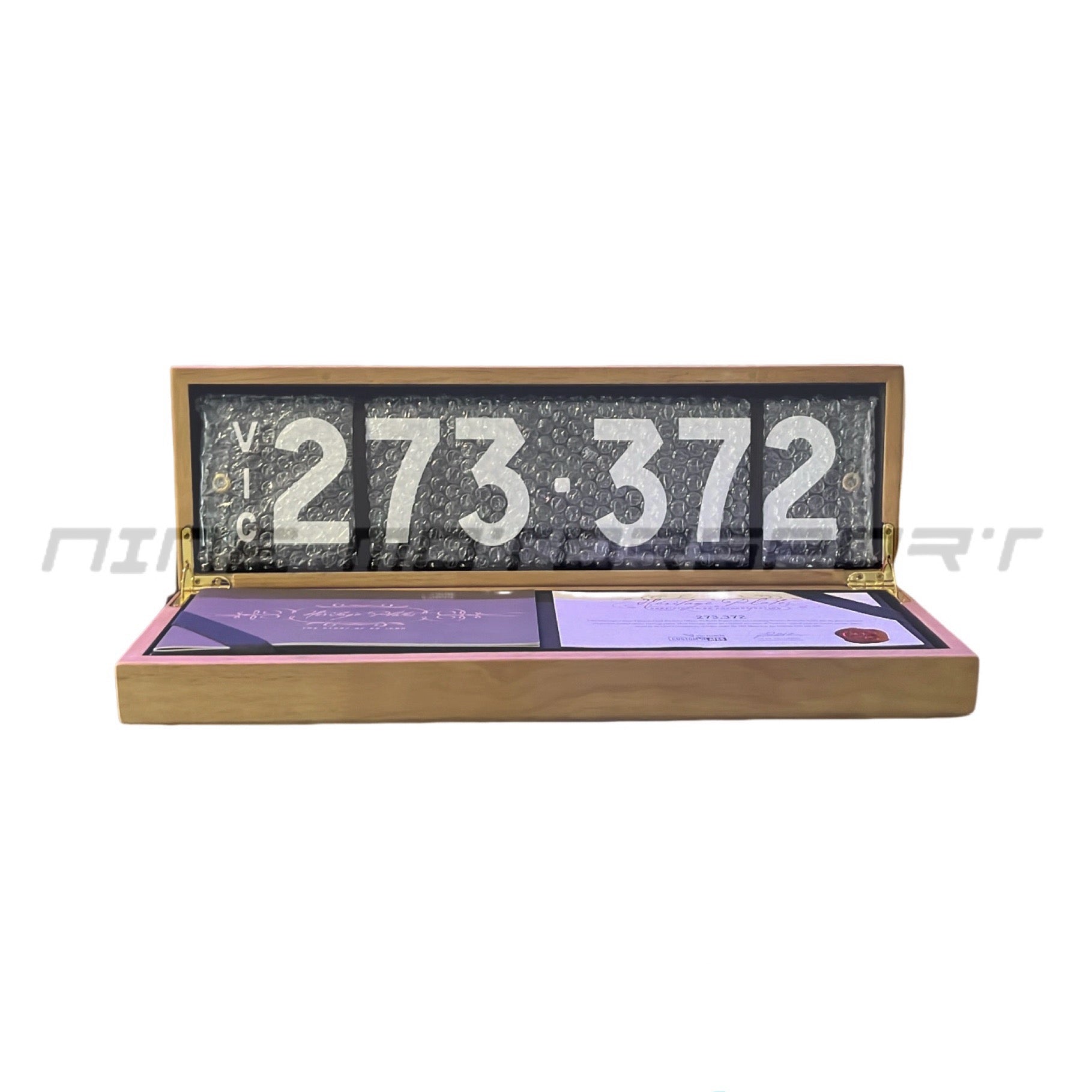 Heritage Number Plate 273.372 - Nine Motorsport