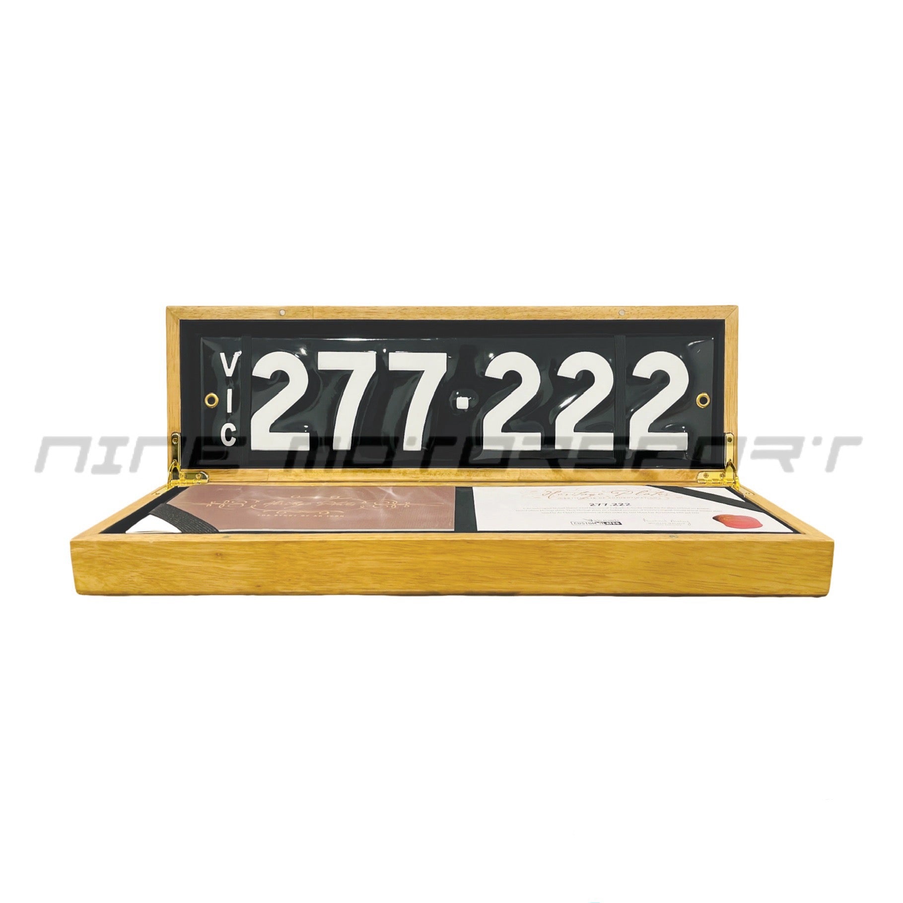 Heritage Number Plate 277.222 - Nine Motorsport