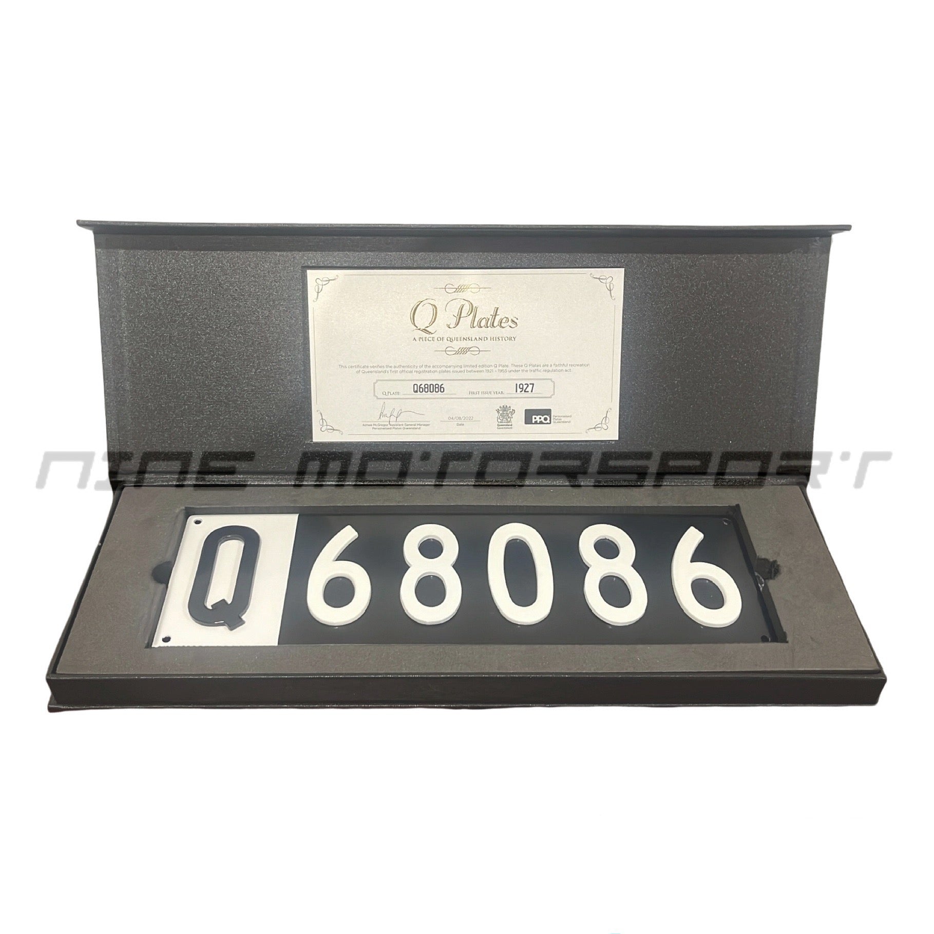 Heritage Number Plate Q68086 - Nine Motorsport