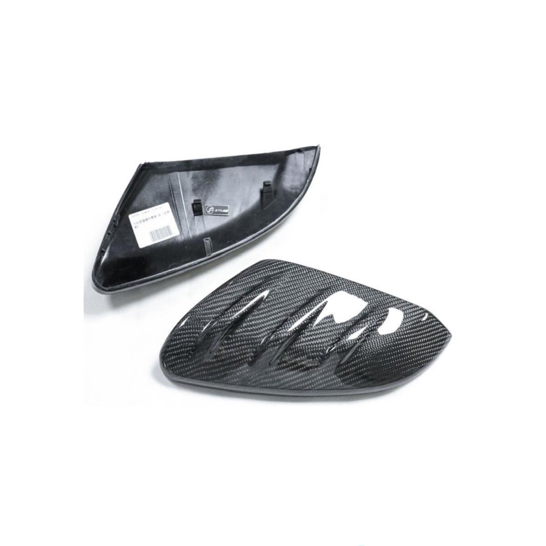 Honda Civic FC1 FK8 (Gen 10 2016 - 2021) Carbon Fibre Mirror Caps MUGEN Style - Nine Motorsport