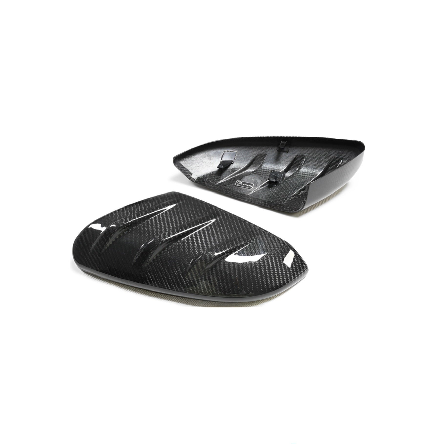Honda Civic FC1 FK8 (Gen 10 2016 - 2021) Carbon Fibre Mirror Caps MUGEN Style - Nine Motorsport