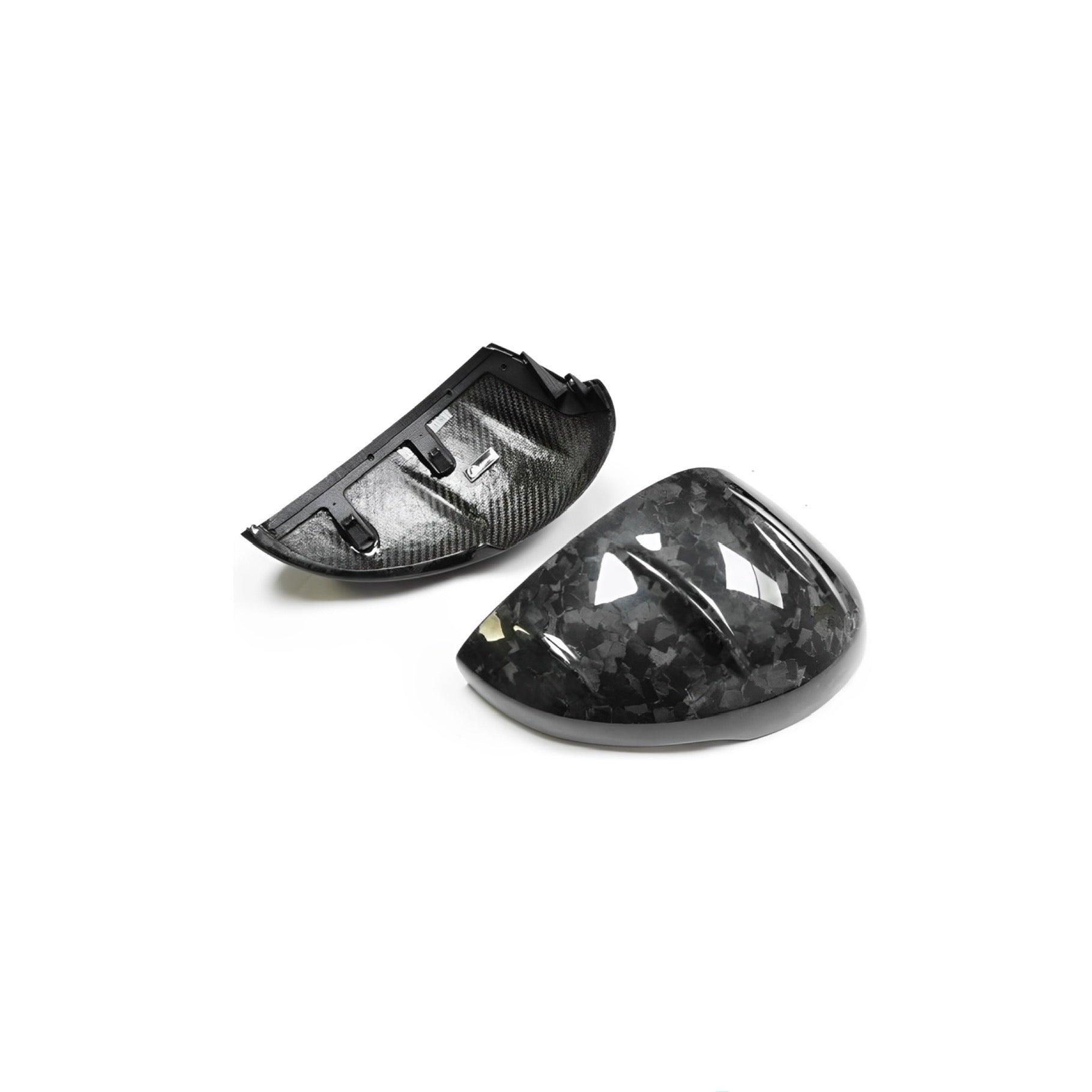 Honda Civic (Gen 11 2022+) Carbon Fibre Mirror Caps MUGEN Style - Nine Motorsport