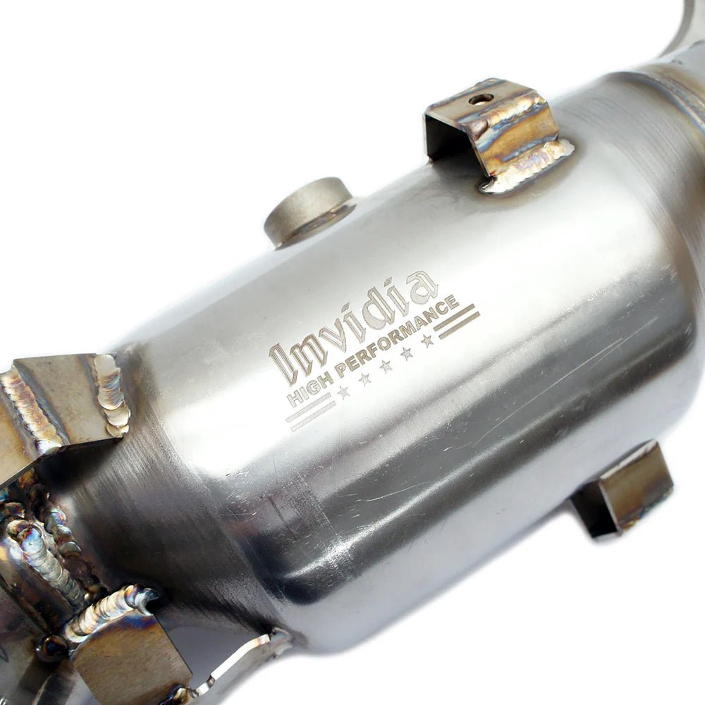 Invidia 70mm Front Pipe/Catted Down Pipe Combo - Honda Civic Inc RS FC/FK 16 - 21 (1.5T) - Nine Motorsport