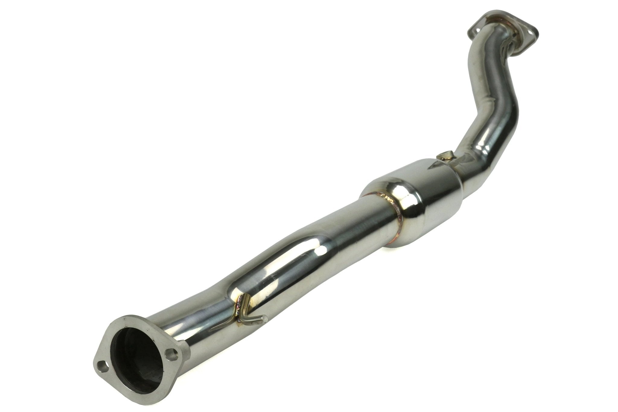 Invidia Down Pipe/Front Pipe w/High Flow Cat - Mitsubishi Evo X CZ4A - Nine Motorsport