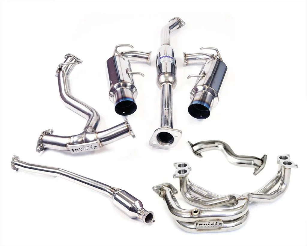 Invidia N1 Engine Back Exhaust w/Invidia Equal Headers - Subaru BRZ/Toyota 86 ZN6 (12 - 21) (6MT) - Nine Motorsport