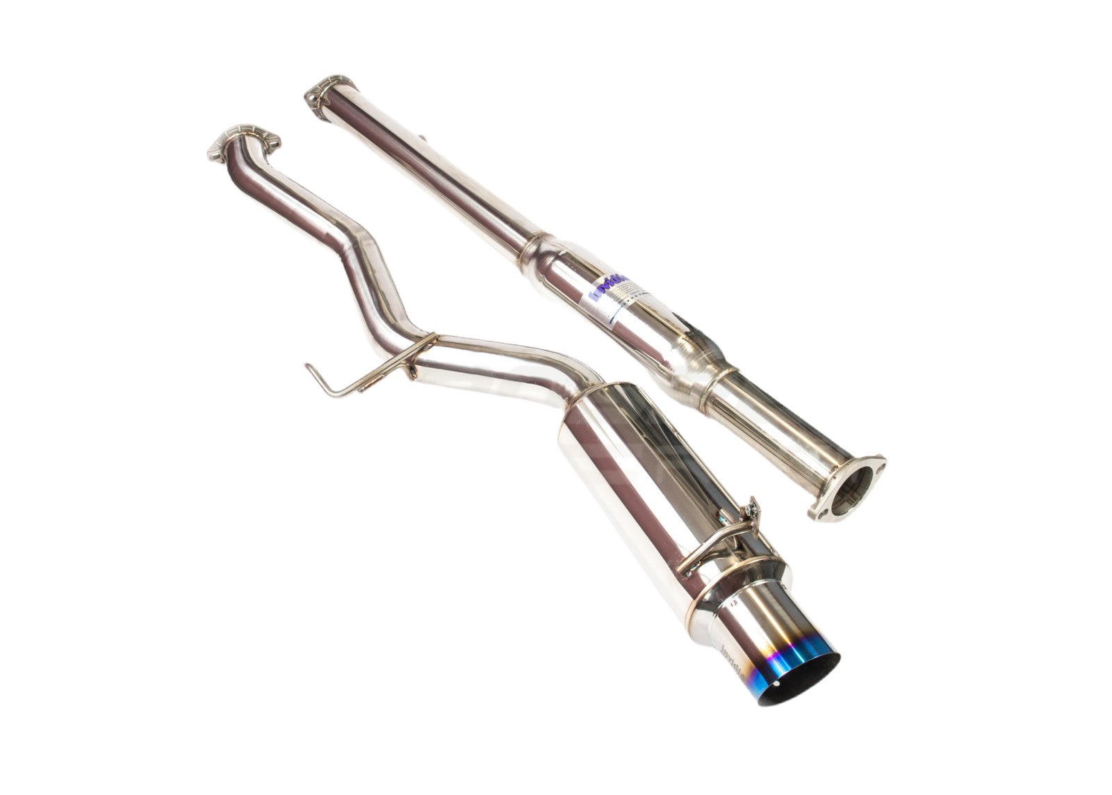 Invidia N1 Turbo Back Exhaust w/Metal Matrix Cat - Mitsubishi Evo 7 - 9 CT9A - Nine Motorsport