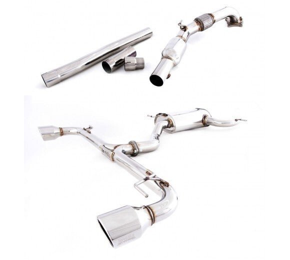 Invidia Q300 Cat Back Exhaust w/SS Tips - VW Golf GTI Mk6 - Nine Motorsport