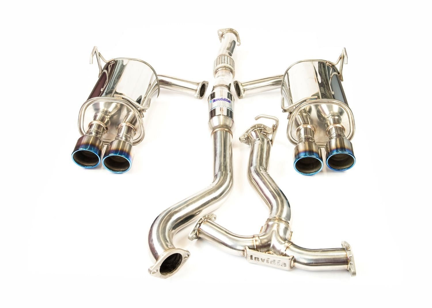 Invidia Q300 Cat Back Exhaust w/Ti Straight Cut Tips - Subaru WRX VB 22+ - Nine Motorsport