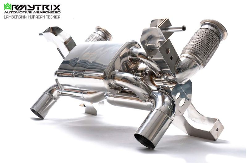 Armytrix Stainless Steel Valvetronic Cat Back Exhaust System Lamborghini Huracan Tecnica 22+
