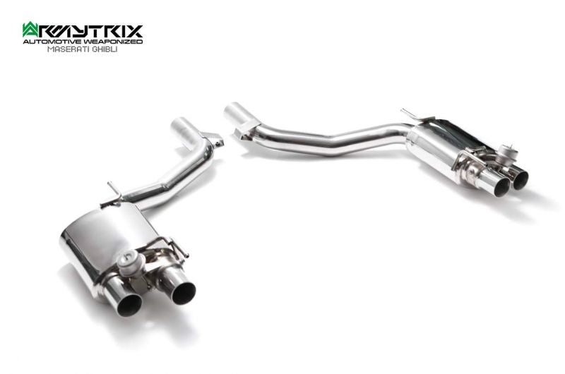 Armytrix Stainless Steel Valvetronic Cat Back Exhaust System Maserati Ghibli/Ghibli S M157 13-18
