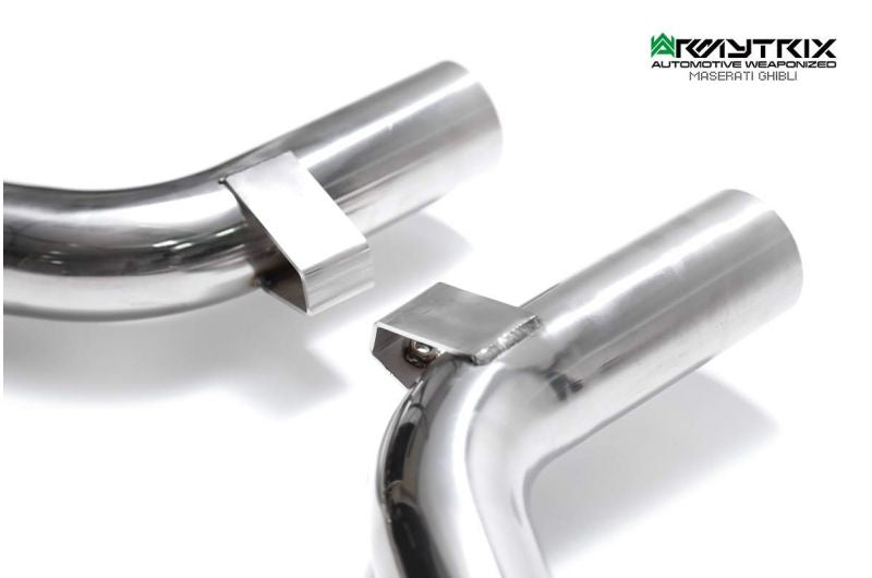 Armytrix Stainless Steel Valvetronic Cat Back Exhaust System Maserati Ghibli/Ghibli S M157 13-18