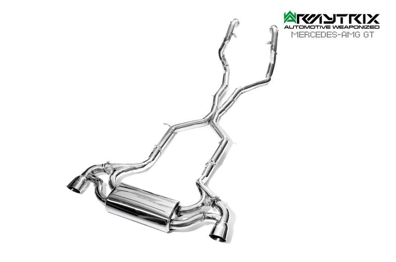 Armytrix Stainless Steel Valvetronic Cat Back Exhaust System Mercedes AMG GT S/GT R 15+