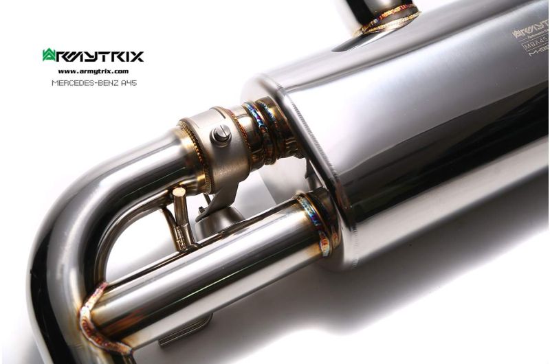 Armytrix Stainless Steel Valvetronic Cat Back Exhaust System Mercedes A45 AMG W176 13-19