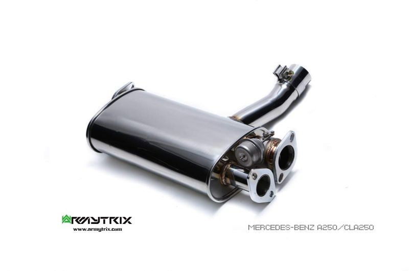 Armytrix Stainless Steel Valvetronic Cat Back Exhaust System Mercedes CLA250 C117/X117 16-19 (4Matic Only)