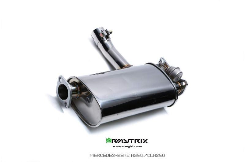 Armytrix Stainless Steel Valvetronic Cat Back Exhaust System Mercedes CLA250 C117/X117 16-19 (4Matic Only)