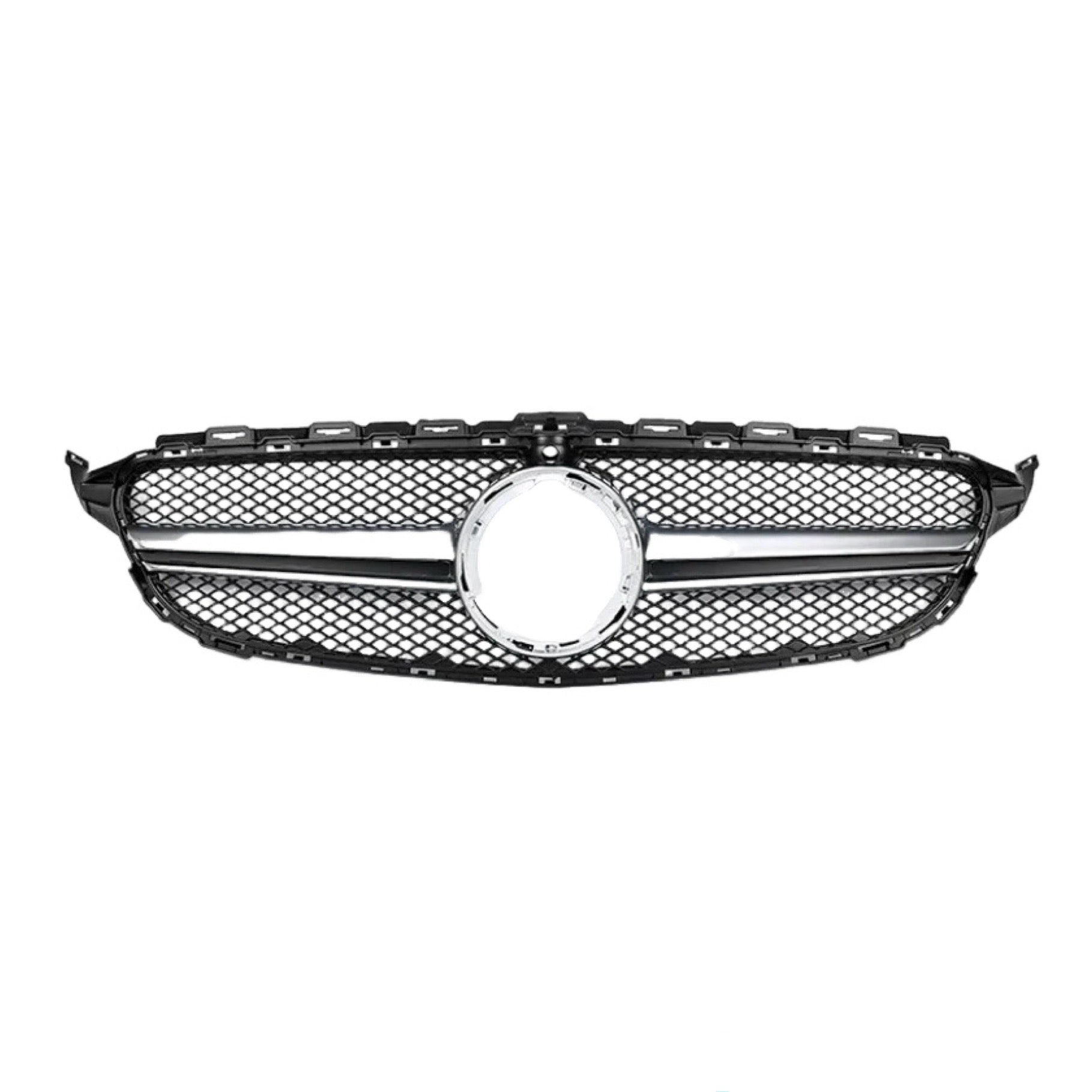 Mercedes Benz W205 C Class Front Grille (19 - 21) - Nine Motorsport