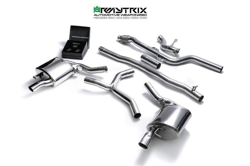 Armytrix Stainless Steel Valvetronic Cat Back Exhaust System Mercedes E200/E250/E300 W213 Coupe/Cabriolet 19+