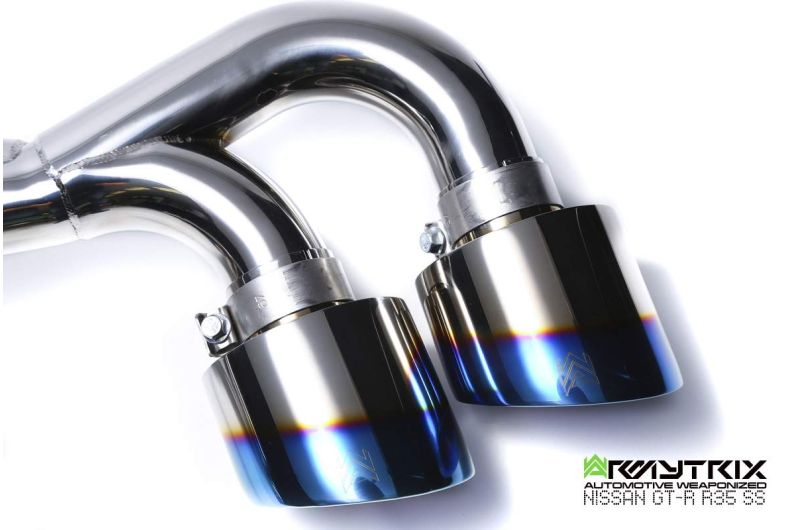 Armytrix Stainless Steel Racing Edition Y-Pipe Back Exhaust System (102mm) Nissan GT-R R35 07+