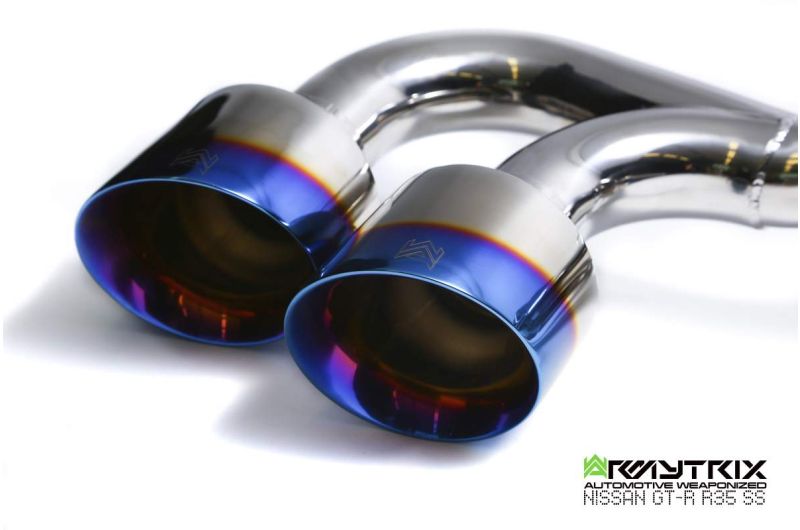 Armytrix Stainless Steel Racing Edition Y-Pipe Back Exhaust System (102mm) Nissan GT-R R35 07+