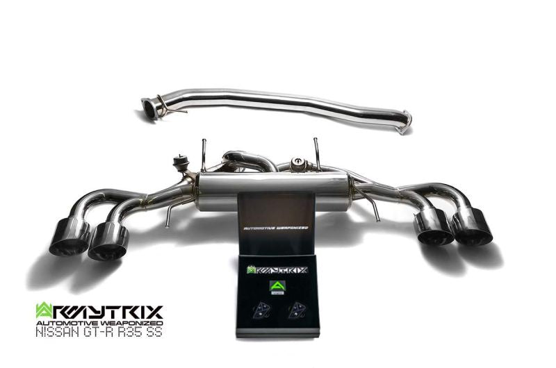 Armytrix Stainless Steel Valvetronic Y-Pipe Back Exhaust System (102mm)