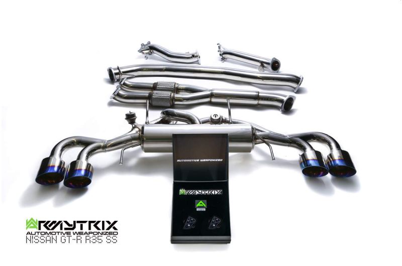 Armytrix Stainless Steel Racing Edition Y-Pipe Back Exhaust System (102mm) Nissan GT-R R35 07+