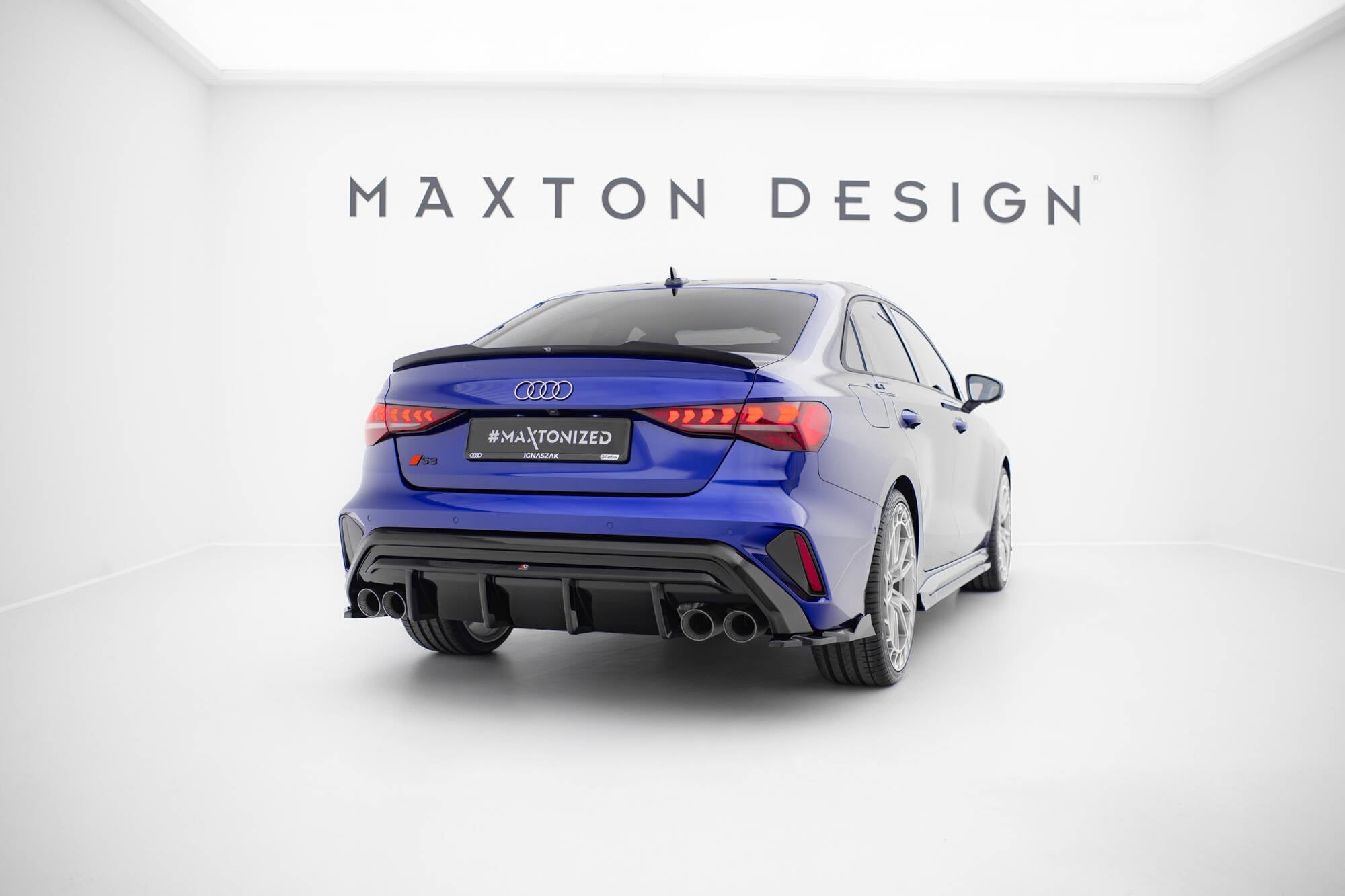 Maxton Design Rear Side Splitters V.4 Audi S3 Sedan 8Y Facelift
