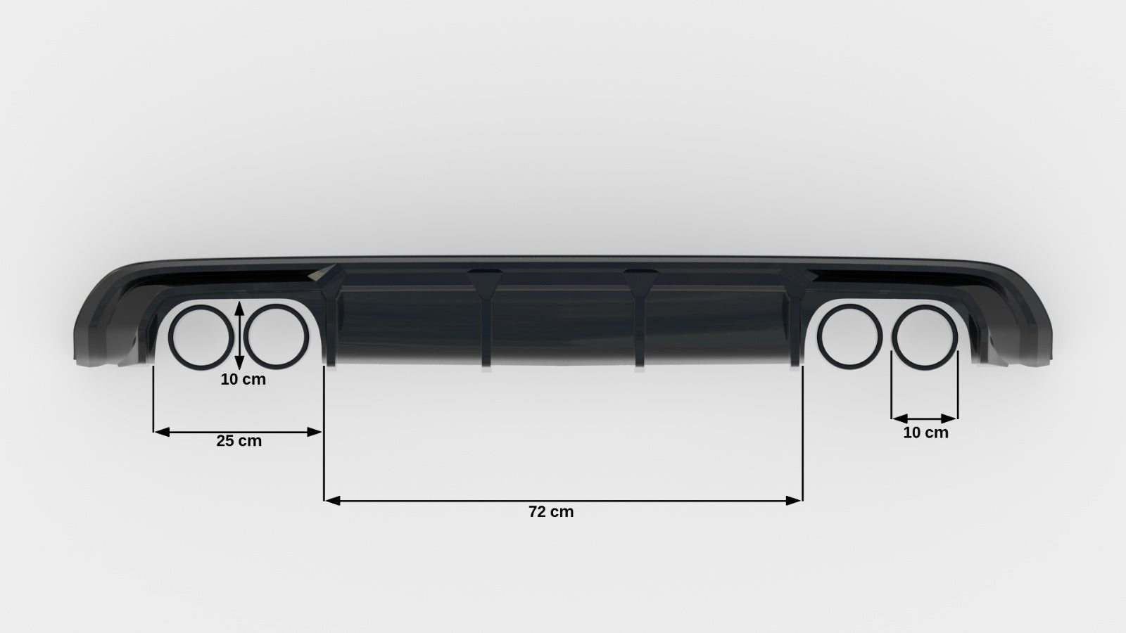 Maxton Design Rear Valance Audi S3 Sportback 8V